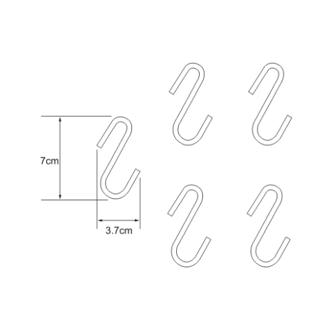 K-415 Комплект из 5 крючков - картинка 3