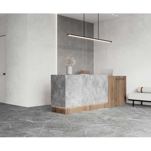 Rocky Grey PRO 60x120 керамический гранит структурный матовый (ghr) - картинка 4