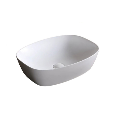 Умывальник накладной 51х39, прямоугольный, белый, CR0064 - картинка 1