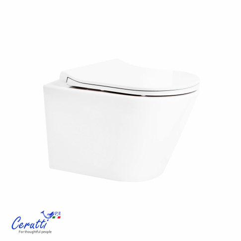 Унитаз подвесной IRENEO Aria Tornado безободковый - картинка 1