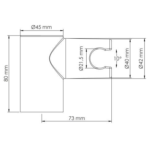 A319 Настенный держатель лейки - картинка 2
