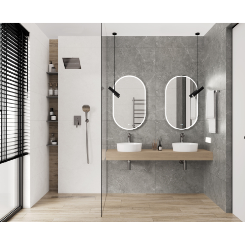 Pluto Light светлый 40х80 плитка матовая - картинка 2