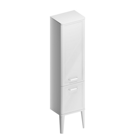 Пенал подвесной/напольный POMPEI 150, белый глянцевый - картинка 1