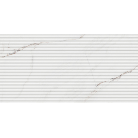 Марсель белый 60x119,5 плитка глянцевый структурный KM6012B0410R - картинка 4