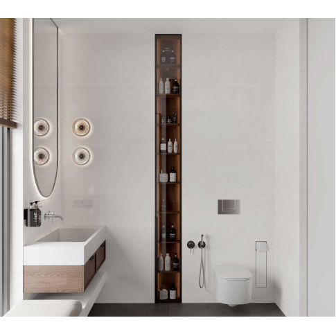 Festa Bianco белый 60x119,5 керамический гранит матовый глянцевые чернила LP6012G0601R - картинка 3