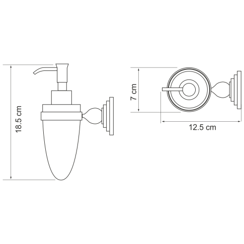 Ammer K-7099 Дозатор для жидкого мыла - картинка 4