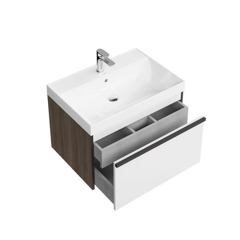 Тумба подвесная Modula 70 см, цвет арабика - картинка 5