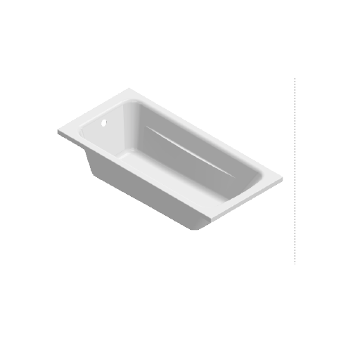 Ванна акриловая ARALIA 150х70 с ножками - картинка 3