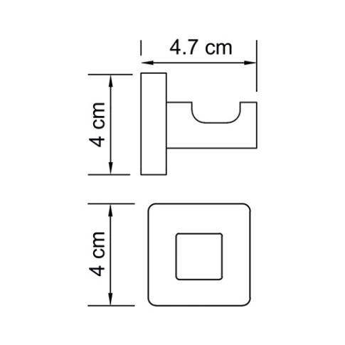 Крючок для полотенца Lippe K-6523 - картинка 3