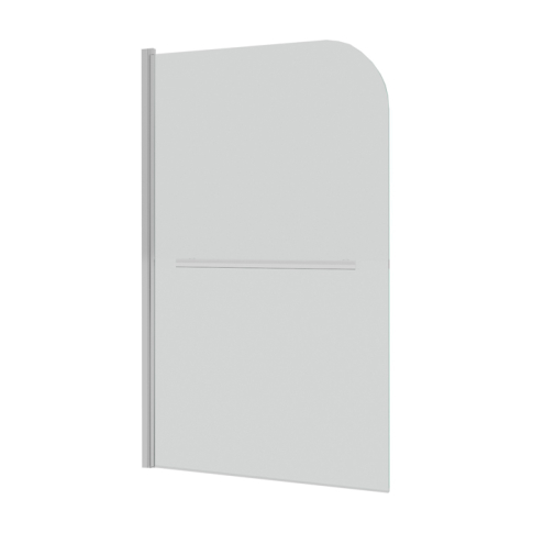 Шторка для ванны GR-104, стекло прозрачное Easy Clean - картинка 1