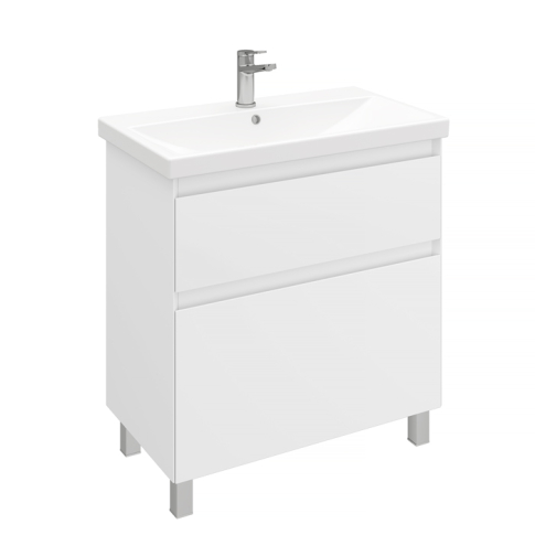 Тумба напольная Vitrum 80 под умывальник Cerastyle Elite 80, белый матовый - картинка 1