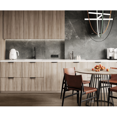 Samos Graphite графитовый 60x60 керамический гранит матовый - картинка 2