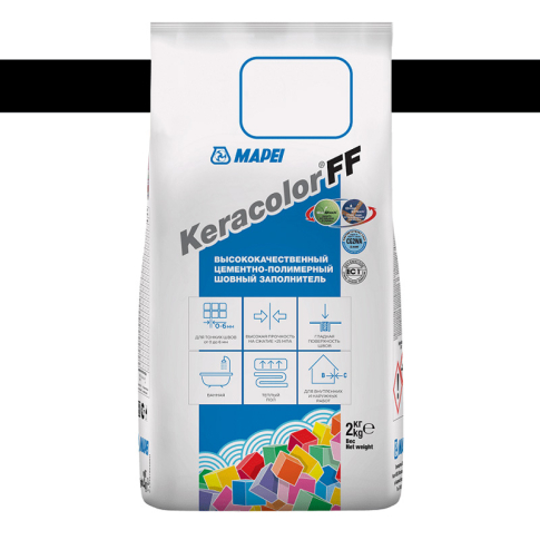 Фуга Mapei Ultracolor Plus 2 кг черный 120 - картинка 1