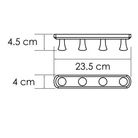 K-1074BLACK Кронштейн настенный - картинка 6