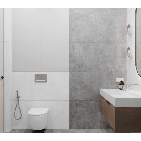 Strato Chiarо светло-серый 60x119,5 керамический гранит матовый CR6012G0491R - картинка 2