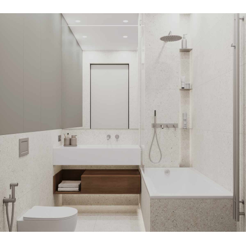 Granito Grigio серый 60x119,5 керамический гранит матовый CR6012G0471R - картинка 8