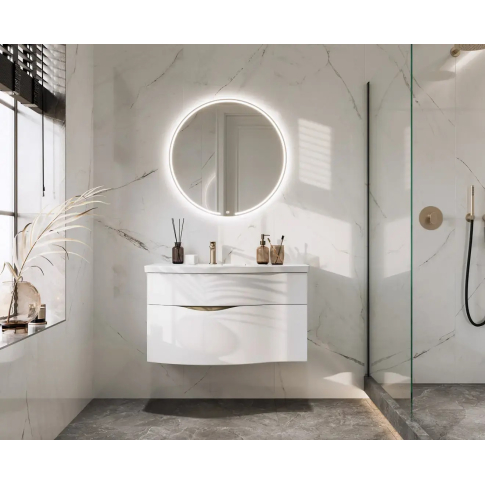 Марсель белый 60x119,5 плитка глянцевый KM6012B0280R - картинка 11