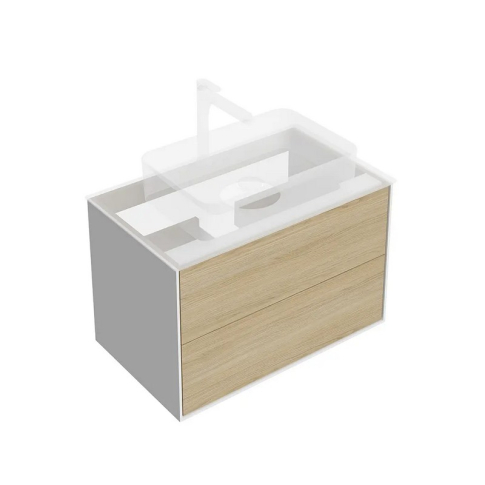 Тумба подвесная Plaza Modern 80 см, цвет дуб виченца - картинка 1