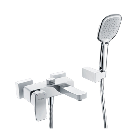 Aller 1061WHITE Смеситель для ванны с коротким изливом - картинка 1