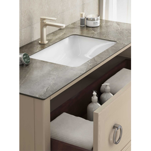 Раковина PLAZA 55x36 встраиваемая снизу без отверстия под смеситель  PLR.wbu.55 - картинка 4