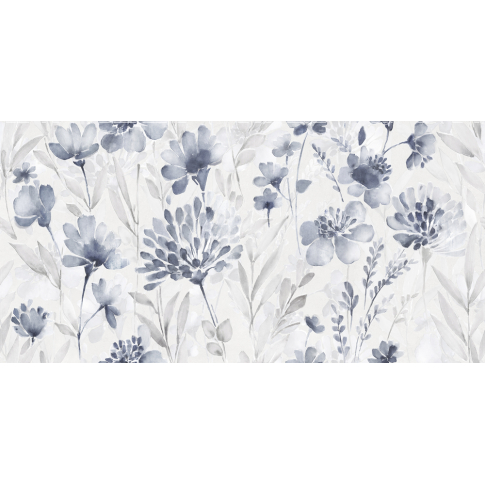 Aquarelle Blanco белый 40х80 декор матовый - картинка 1