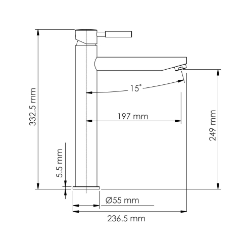Gollach 3303H Смеситель для умывальника - картинка 3