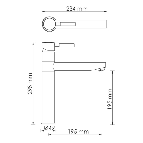 A8137 Смеситель для кухни - картинка 3