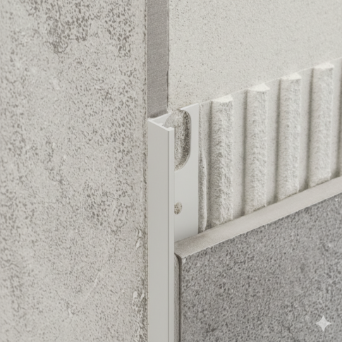 Профиль из алюминия декоративный L-образный ZV10 №110 (Манхеттен 2000)																														 - картинка 3