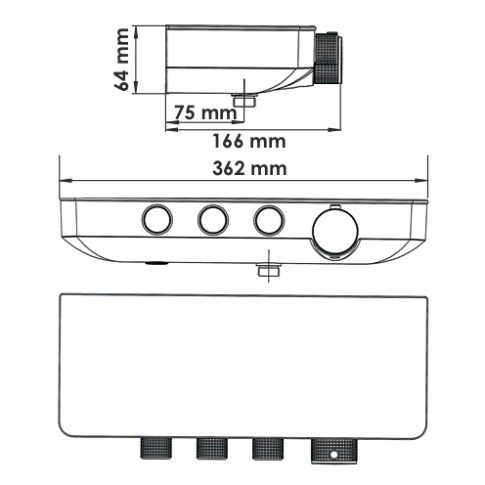 Mindel 8599 Thermo Термостатический смеситель для ванны и душа - картинка 3