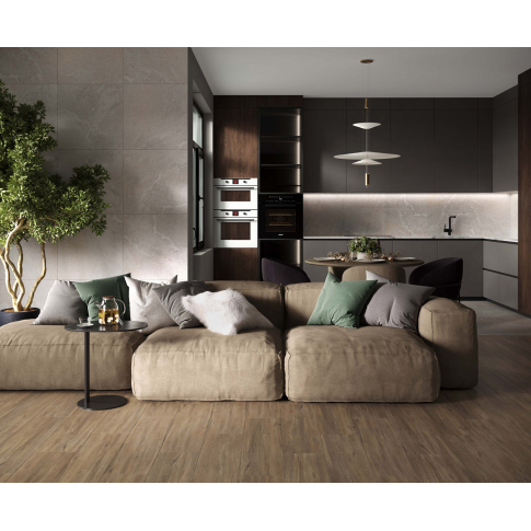 Tabula Brown коричневый 20x80 керамический гранит матовый K952694R0001LPET - картинка 2