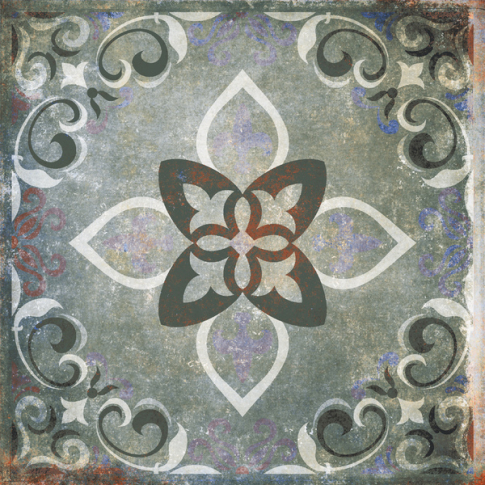 Mandala Cian 19,6x19,6 керамический гранит матовый карвинг - картинка 2