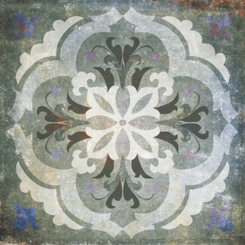 Mandala Cian 19,6x19,6 керамический гранит матовый карвинг - картинка 4
