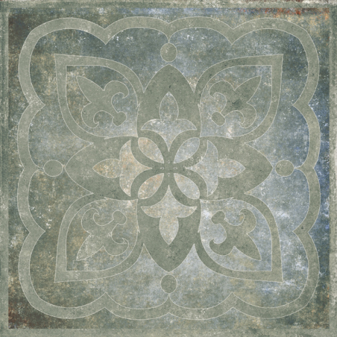 Mandala Cian 19,6x19,6 керамический гранит матовый карвинг - картинка 9