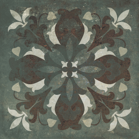 Mandala Cian 19,6x19,6 керамический гранит матовый карвинг - картинка 12