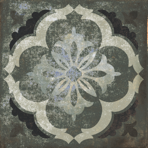 Mandala Cian 19,6x19,6 керамический гранит матовый карвинг - картинка 16