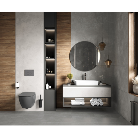 Nord Gris серый 60x60 керамический гранит матовый карвинг - картинка 14