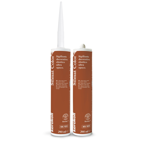 Герметик силиконовый KeraKoll Silmat Color матовый КК103 Терракотовый 290 мл - картинка 1