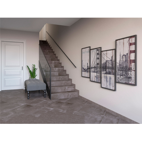 Lofthouse светло-серый 28,3x24,6 мозаика рельефный матовый - картинка 3