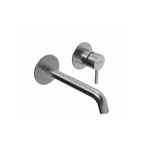 Смеситель для раковины ETERNA  настенный без донного клапана ,нержавеющая сталь 3/8 69628EXKM.50.050																														 - картинка 1