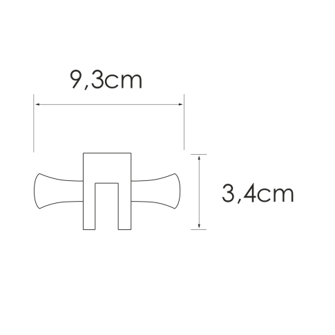 K-423 Крючок для душевых уголков - картинка 3