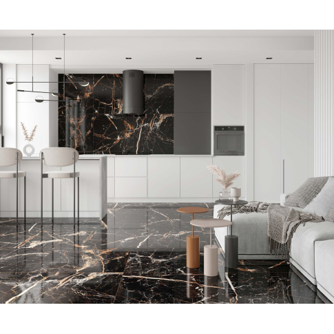 Golden Marquina 80х80 керамогранит полированный (HG) - картинка 2
