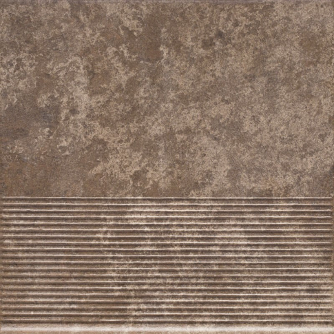 Ilario ступень стуктурная brown 30х30 - картинка 1