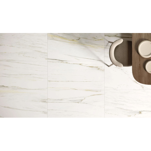 Стелларис Каррара Айвори 60x120 керамический гранит шлифованный 610015000678 - картинка 4