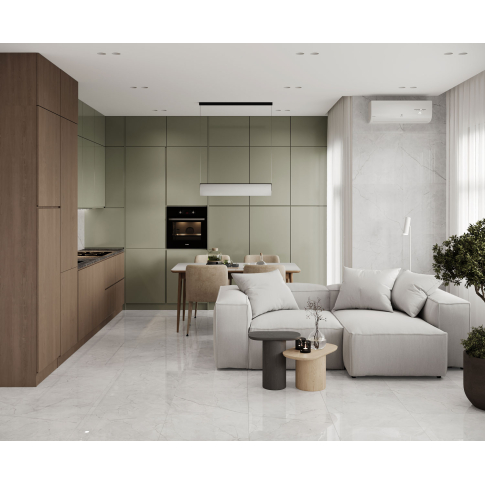 Connect Pearl серый светлый 60х119,5 керамогранит матовый - картинка 2