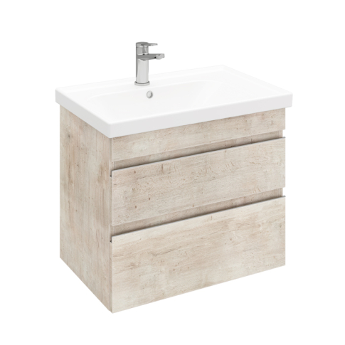 Тумба подвесная SARGAS 70 под умыв-к Cerastyle Frame 70, дуб Йорк, LS-WCAB-70-221 - картинка 1