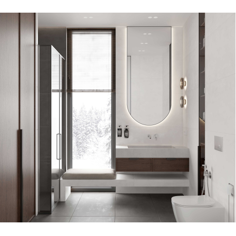 Festa Bianco белый 60x119,5 керамический гранит матовый глянцевые чернила LP6012G0601R - картинка 2