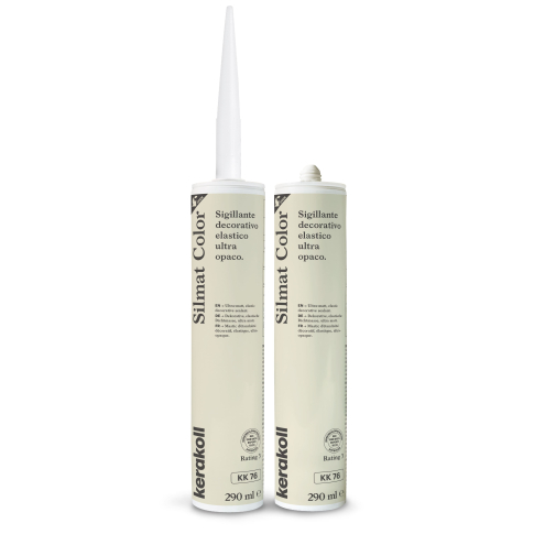 Герметик силиконовый KeraKoll Silmat Color матовый КК76 Пергамон 290 мл - картинка 1