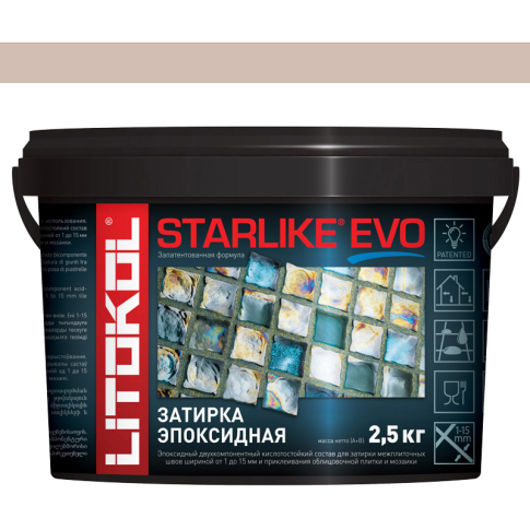 Фуга Starlike Evo 500 Rosa Cipria 2,5 кг  - картинка 1