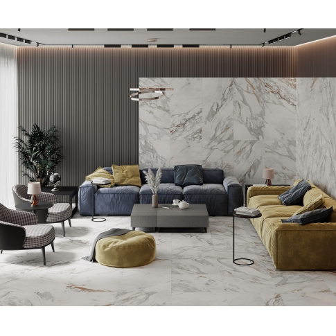 Calacatta Roma 60х60 керамогранит полированный - картинка 2