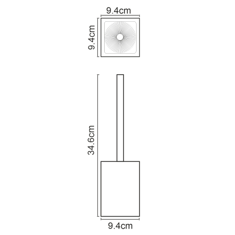 Abens K-3727 Щетка для унитаза - картинка 2